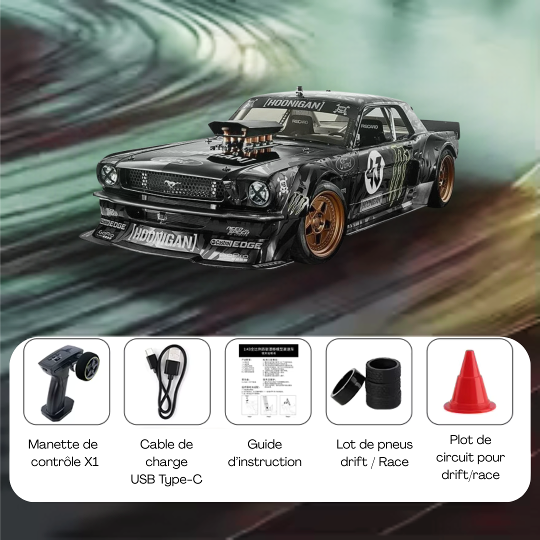 Voiture de drift mustang